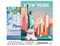 Figured'Art Paint by Numbers for Adults with Frame Travel Poster New York 16"x20" - Craft Art Painting DIY Kit Canvas Already Stretched on a Wooden Frame